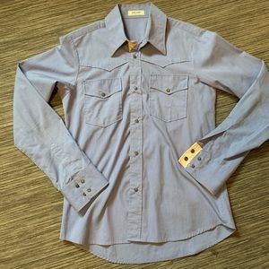 Acne Studios Light Blue Western Shirt size 50 M